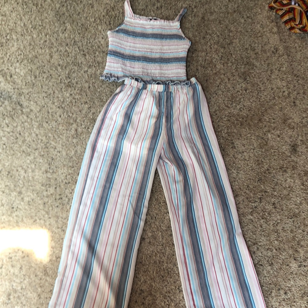 Girls Matching Two‑Piece Set – Top & Bottoms – Kids Outfit size 10-12